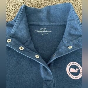 Vineyard Vines pullover sweatshirt small casual Henley women sporty athletic‎